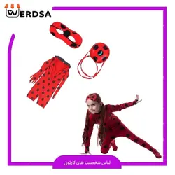 لباس دختر کفشدوزکی بچه گانه