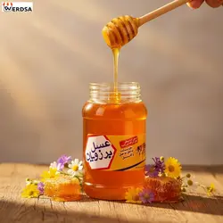 عسل خارشتر 1 کیلویی موم دار