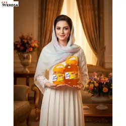 عسل گون 2 کیلویی موم دار