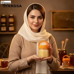 عسل چند گیاه 1 کیلویی خام