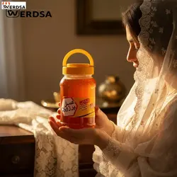 عسل چند گیاه 1 کیلویی موم دار