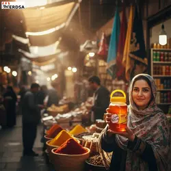 عسل آویشن 2 کیلویی موم دار