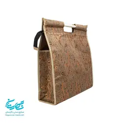 ساک دستی ترمه دسته چوبی