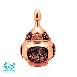 قندان حکاکی روی مس