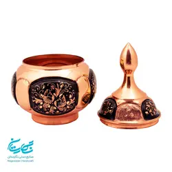 قندان حکاکی روی مس