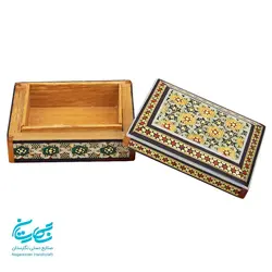 جعبه کوچک جاسکه ای خاتم کاری