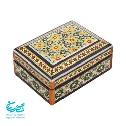 جعبه کوچک جاسکه ای خاتم کاری
