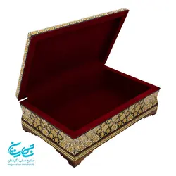 جعبه جواهرات خاتم کاری 14 در 22 س.م