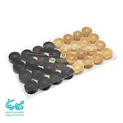 تخته نرد و شطرنج 50 سانتی خاتم کاری اعلا با نقاشی گل و مرغ
