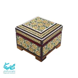 جعبه انگشتر خاتم کاری