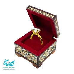 جعبه انگشتر خاتم کاری