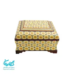 جعبه جواهرات خاتم کاری 10 در 12 س.م