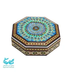 جعبه النگو خاتم کاری و تذهیب