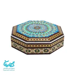 جعبه النگو خاتم کاری و تذهیب
