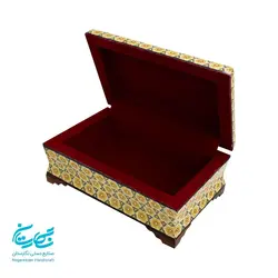جعبه جواهرات خاتم کاری 11 در 16 س.م