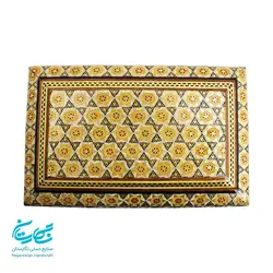 جعبه جواهرات خاتم کاری 11 در 16 س.م