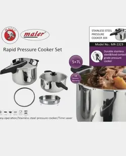 زودپز دوقلو مایر 5و7 لیتری مدل MR-2323