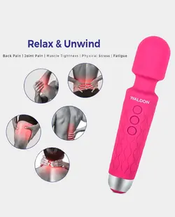 ماساژور و ویبراتور سیلیکونی میکروفونی Vibration Massager Wand