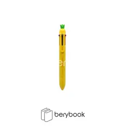 خودکار / فانتزی / فشاری / 6 رنگ / آناناس / YZ5589