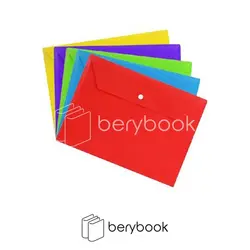 کمل / نیک آور / پوشه دکمه دار / a4