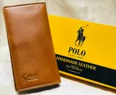 کیف پول تمام چرم polo