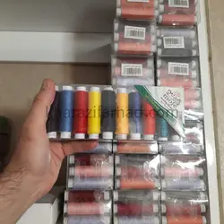 نخ قرقره موج 30 عددی| نخ قرقره رنگی