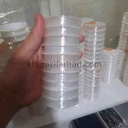 کش دستبند کریستال بسته 12 عددی| کش نامرئی