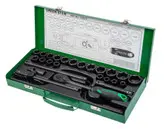 جعبه بکس درایو 1,2 اینچ 6پر فشاری قوی از سایز 10 تا 32 میلیمتر گرین استار green star تایوان