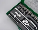 جعبه بکس 26 پارچه درایو 1,2 6پر از سایز 10 تا 32 میلیمتر گرین استار Green star تایوان