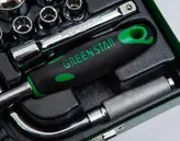 جعبه بکس 26 پارچه درایو 1,2 12پر از سایز 10 تا 32 میلیمتر گرین استار green star تایوان