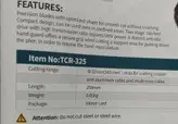 کابل بر جغجغه ای تا قطر 32 میلیمتر مدل TCR-325 زوپر zupper