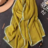 شال وارداتی پلیسه دور گان