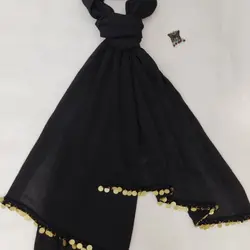 شال مزونی وال اسلپ،پولک دوزی،برند لاجورد