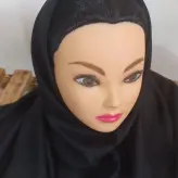 مقنعه بروجرد سرمه ای قد 100