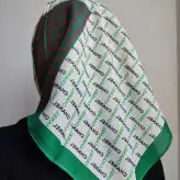 مینی اسکارف کرپ حریر، یا روسری قواره کوچک،در 10 طرح زیبا.