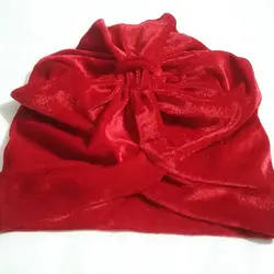 توربان مخمل کشی قرمز فری سایز اندازه استاندارد مدل لبه دار