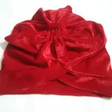 توربان مخمل کشی قرمز فری سایز اندازه استاندارد مدل لبه دار