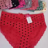 لباس زیر وارداتی جنس نخ پنبه .خالدار فری سایر