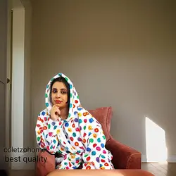 حوله تن پوش زنانه ترک طرح توپ توپی