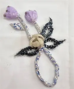 اپلیکه منجوق بافت