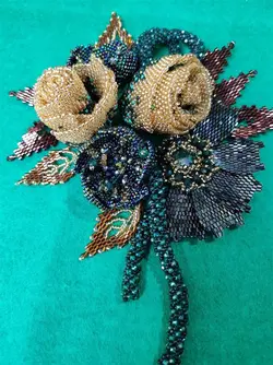 پنل منجوق بافت گل رز