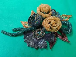 پنل منجوق بافت گل رز