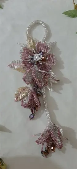 پنل گل منجوق بافت