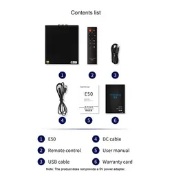 پری آمپ دک و کارت صدای تاپینگ Topping E50 MQA Full DAC ES9068AS XU216 32Bit