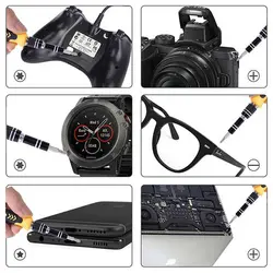 ابزار تعمیر تبلت لپ تاپ تلفن کامپیوتر 138 در 1 پیچ گوشتی دقیق مغناطیسی