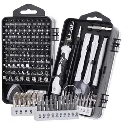 ابزار تعمیر تبلت لپ تاپ تلفن کامپیوتر 138 در 1 پیچ گوشتی دقیق مغناطیسی