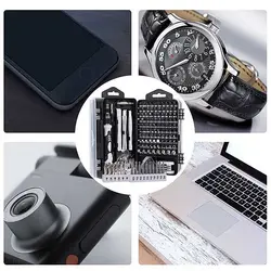 ابزار تعمیر تبلت لپ تاپ تلفن کامپیوتر 138 در 1 پیچ گوشتی دقیق مغناطیسی