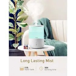 بخور و رطوبت ساز هوماسی پخش کننده اسانس Homasy Cool Mist Humidifier
