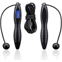 طناب پرش دیجیتال بی سیم شمارش الکترونیکی پرش بی سیم با کالری شمار برای ورزش تمرین تناسب اندام - فروشگاه اینترنتی آر پی جی کالا | RPG Kala