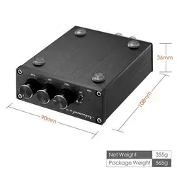 امپلی فایر بلوتوث 200 وات استریو کلاس Nobsound Mini 200 W (100 W x 2) Bluetooth 4.2 TPA3116 Digital Amplifier HiFi Stereo Class D - فروشگاه اینترنتی آر پی جی کالا | RPG Kala